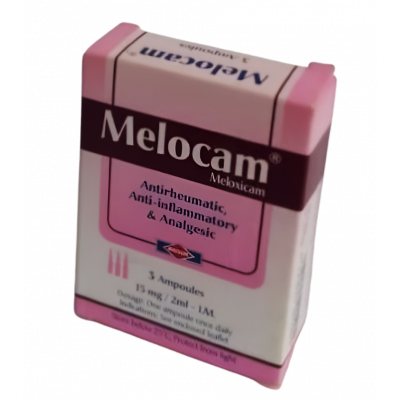 MELOCAM 15 MG / 2 ML ( MELOXICAM ) 3 AMPOULES